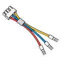 Cable de conexion de salida de alarma 10cm compatible con DSKB2411TIM