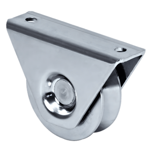 (325V-80) Rueda de 8 cm / Con Capacidad Para Puertas de Hasta 200 Kg / Para Montaje en Superficie / Canal Tipo "V"