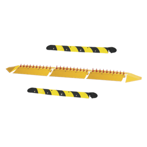 Kit de picos ponchallantas autónomo / Carriles de 3.2 M / No requiere barrera / FACIL INSTALACION / Incluye topes y tornilleria