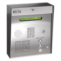 Control de acceso /Gabinete para sobreponer / 2 puertas / 3000 números telefónicos / 11 digitos / Directorio en pantalla / Linea análoga o digital / Expandible a 16 puertas / Programable por PC