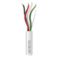 Bobina de 305 m (1000 ft) / Cable para Alarma 4x18 AWG / Riser / Blanco