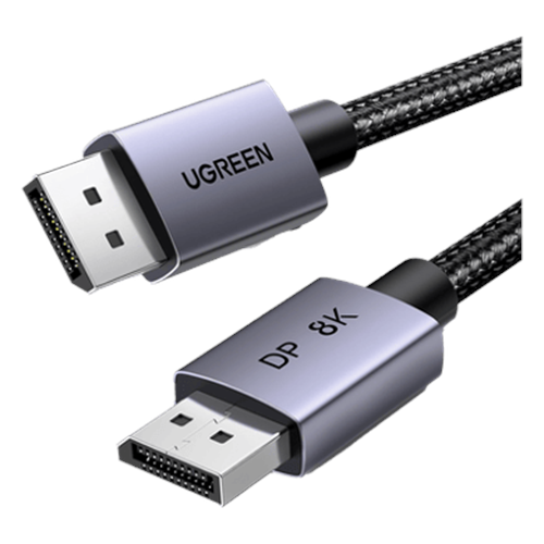 Cable DisplayPort 1.4 | 3 Metros (9.84 Pies) | Resolución 8K@60Hz | Blindaje Interno Múltiple | 3D/HDR+/HDCP | 32.4 Gbps | FreeSync G-Sync | Certificado VESA | Núcleo de Cobre Estañado | Malla de Nylon | Carcasa de Aluminio