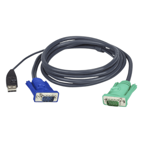 Cable KVM | USB con SPHD | 3 en 1 | De 1.8 m