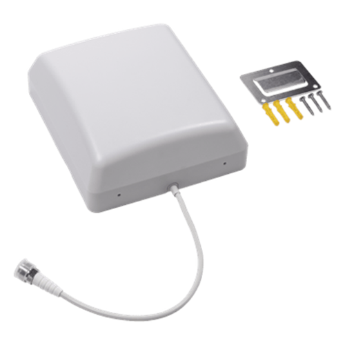 Antena Tipo Panel Multibanda 600-960 MHz/ 1425-4700 MHz. Para interior. Especial para amplificadores y dispositivos celulares Multi-tecnología.