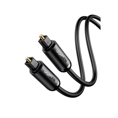 Cable Óptico Toslink (S/PDIF) de Alta Calidad para Audio Digital / 3 Metros (9.84 Pies) / Tapa de Protección / Dolby 7.1 Canales / Diseño Durable / Plug & Play / Color Negro