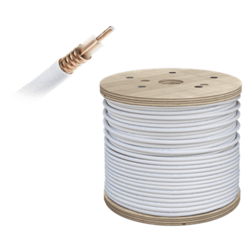 Carrete de Cable Coaxial PLENUM de Baja Perdida WILSON de 1/2. 50 Ohm de Impedancia. Carrete de 152.4 Metros (500 Pies)
