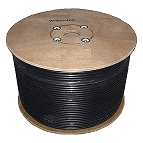Carrete de Cable Coaxial de Baja Perdida WILSON400 Tipo LMR400. 50 Ohm de Impedancia. 152.4 Metros (500 Pies)