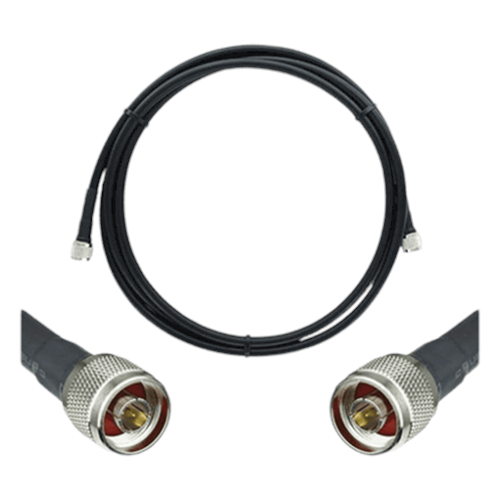 Jumper Coaxial con Cable Wilson-400 / Conector N Macho en los Extremos / 6.1 Metros (20.01 Pies) de Longitud.