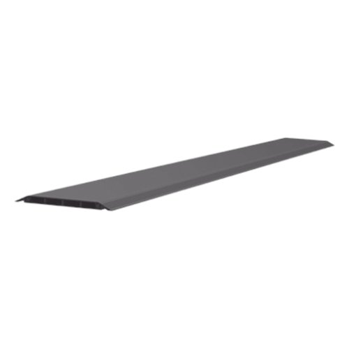 Canaleta de Piso de 4 Vías, Material PVC Rígido, 6 ft de largo, 176 mm de Ancho, Color Negro