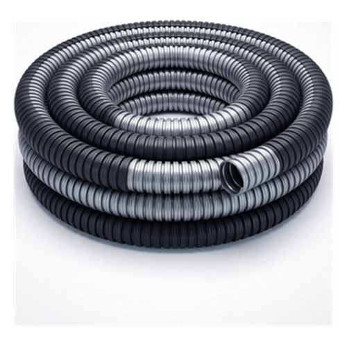 Tubo Flexible Liquidtight 2 1/2" (63 mm) / Acero Galvanizado + Forro PVC / Rollo 10 m (32.8 ft) / NEMA 4 / IP65