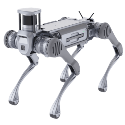 Robot Bípedo B2 Basic Version con LIDAR 3D Grado Industrial / Peso 60 kg / Carga Máxima 40 kg / Velocidad 5 m/s / Autonomía 20 km / Escalones 40 cm / Múltiples Cámaras HD y de Profundidad / Radar 3D 32 Líneas / Na