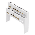 Soporte + Barra de Conexion (8 MOD) (8+2 ENTR.) IP40