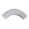 Curva Pre-Fabricada Horizontal de 90° con medidas de 54 mm de Peralte y 200 mm Ancho (54/200 mm)