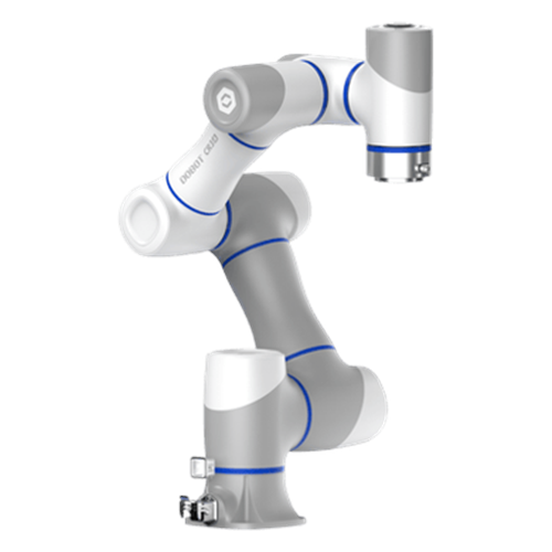Brazo robótico colaborativo de 6 ejes, carga máxima 3 kg, repetibilidad ±0.02 mm, IP54, comunicación Modbus TCP y EtherNet/IP