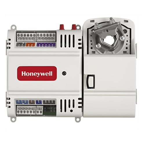 Controlador Stryker BACnet configurable para VAV con actuador flotante y sensor de flujo integrados, 4 entradas universales, 2 salidas analógicas y 2 digitales