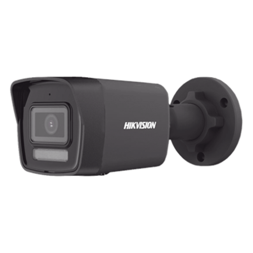 [Dual Light] Bala IP 4 Megapixel / Color Negro / Lente 2.8 mm / 30 mts IR + 30 mts Luz Blanca / Micrófono Integrado / ACUSENSE Lite / Exterior IP67 / H.265 / PoE / Micro SD