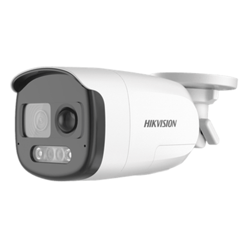 [ColorVu] Bala TURBOHD 2 Megapixel (1080p) / Imagen a Color 24/7 / Lente 2.8 mm / Luz Blanca 40 mts / Exterior IP67 / WDR 130 dB / Sensor PIR / Sirena Integrada / Salida de Audio Estrobo ROJO - AZUL / Micrófono Integrado