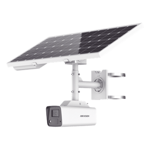 Kit Solar IP All in One / Cámara Bala ColorVu 4 Megapixel / Lente 4 mm / Panel Solar / Batería de Respaldo de Litio 23.2Ah (Hasta 24 Días) / Conexión 4G / Accesorios de Instalación