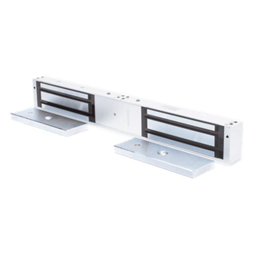Chapa Magnética para Doble Puerta / Puerta Antifuego / Soporta 1200 Lbs (500 Kg) / Indicador LED