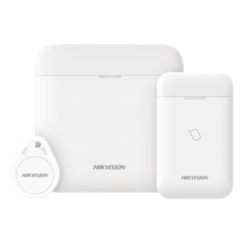 (AX PRO) KIT de Alarma AX PRO para RONDINES / Incluye: 1 Hub con bateria de respaldo / 1 Lector Tag / 1 Tag / Compatible con Hik-Connect P2P