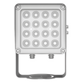Lampara IR de Luz Continua / 16 Lámparas LED / Distancia Efectiva 16 a 25 metros / Cobertura 40° / Exterior IP66