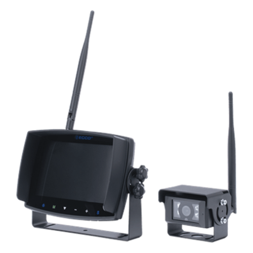 Sistema inalámbrico de reversa con cámara infrarroja y monitor de 7" táctil