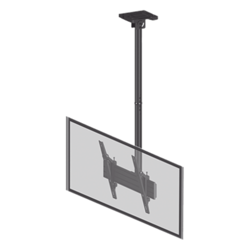 Montaje de Techo para Pantallas de 32"- 75I"| VESA 100 X 100 HASTA 400 X 400| Capacidad Máxima de Carga 50Kg