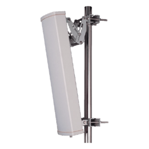 Antena sectorial para 2G, 3G, 4G y 5G de telefonía celular / 15 dBi / Multi Banda / Rango de Frecuencia (698-960 / 1710-2700 MHz).
