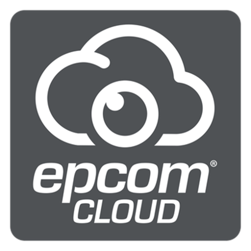 Suscripción Anual Epcom Cloud / Grabación en la nube para 1 canal de video a 4MP con 40 días de retención / Grabación por detección de movimiento