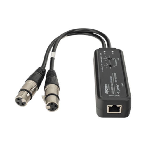 Extensor de Audio Dante® | 2CH XLR Input Adapter | Entrada XLR Balanceada/No Balanceada 2 Canales | Salida Digital Dante® 2CH | Latencia Configurable 1, 2 o 5 ms | Ancho de Banda 100M | Compatible con HDMI 1.4 | Protección ESD IEC 61000-4-2