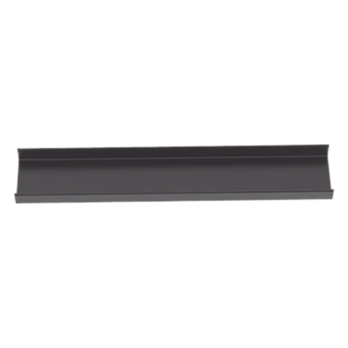 Canaleta FiberRunner™ 12X4, de PVC Rígido, Color Negro, 1.8 m de Largo