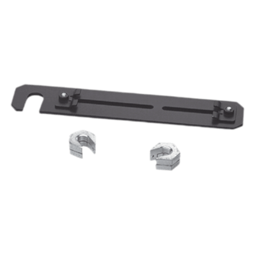 Soporte de Montaje a Techo, para Canaletas FiberRunner 4X4 o 6x4, Uso con Varilla Roscada de 16mm, Color Negro