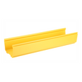 Canaleta FiberRunner™ 6X4, de PVC Rígido, Color Amarillo, 3 m de Largo