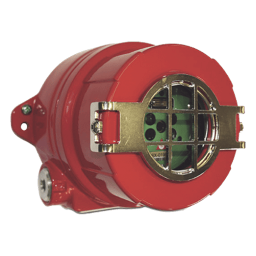 Detector de flama multiespectro UV y doble IR/Visible, cono de visión de 90 grados, alcance mayor a 60 metros, salida 4-20 mA y ModBus RS-485