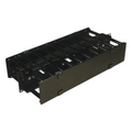 Organizador de Cable Horizontal RouteIT, Doble, Para Rack de 19in, 4in de profundidad, 2UR