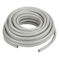 Manguera hermética flexible tipo PolyTuff no metálica, gris de 1/2", 100 pies. Uso comercial/industrial.