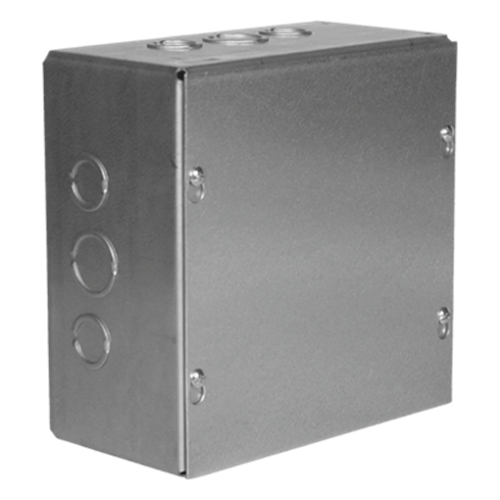Caja Extra Grande 6" x 6" x 4"/ Profundidad 4"/Entradas Laterales-Finales 2 Entradas de 1/2"- 3/4", 1 Entrada de 3/4" - 1"/ Incluye tapa.