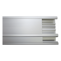 Canaleta de aluminio, 140 x 41 tramo 3m. (8501-80300)