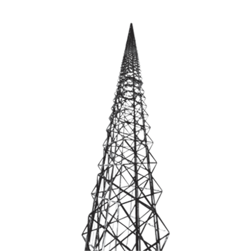 Torre de Fibra de Carbono 18.3 metros (60 pies) Autosoportada- ULTRA LIGERA.