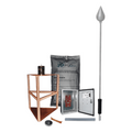 Kit de Pararrayo con Punta con Diámetro de Protección de 200 metros.