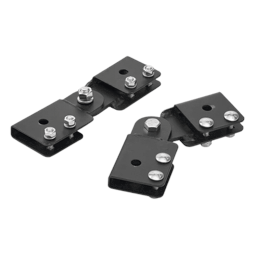 Accesorio de Empalme (Unión), Para Conexión de Subidas o Bajadas Con Escalerilla Recta, de Acero, Color Negro