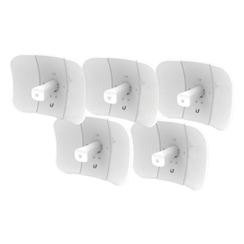 Kit de 5 LiteBeam 2x2 MIMO airMAX AC GEN2 CPE hasta 450 Mbps, 5 GHz (5150 - 5875 MHz) con antena integrada de 23 dBi