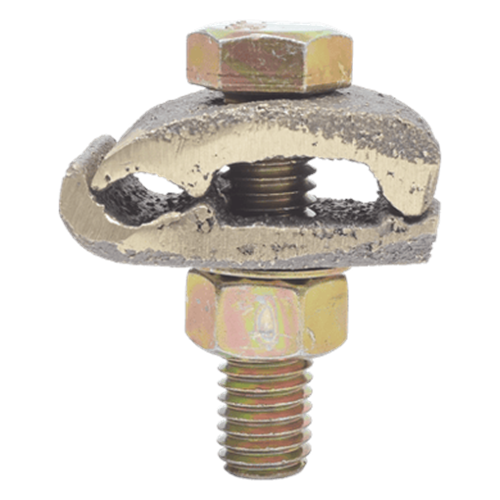 Conector Cable a Superficie Plana / Bronce 100% / Cable 2/0-250 MCM / Sin Soldadura Exotérmica / 3x4.5 cm (1.2x1.8 in)