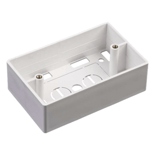 Caja de Pared Universal, Color blanco, Para montaje con Placas de Pared