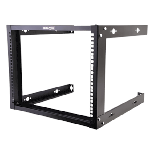 Rack Abierto de montaje en Pared, de 19in, 8 Unidades de rack