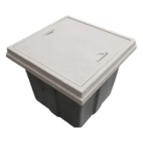 Registro Eléctrico para uso Peatonal 60x60x40 cm, Resistencia 3 Toneladas