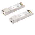 Transceptores Ópticos Bidireccionales SFP+ (Mini-Gbic) / Monomodo 1490 & 1550 nm / 10 Gbps / 10GBASE-BX / Conector LC/UPC Simplex / DDM / Hasta 100 km / 2 Piezas