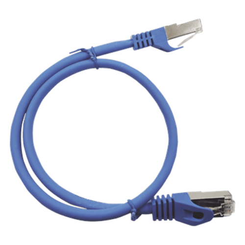 Patch Cord Cat6A 10G Blindado 3.0 Metros (9.84 Pies) Azul