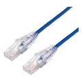Cable de Parcheo Slim UTP Cat6A - 10 Metros (32.81 Pies) Azul, Diámetro Reducido (28 AWG)