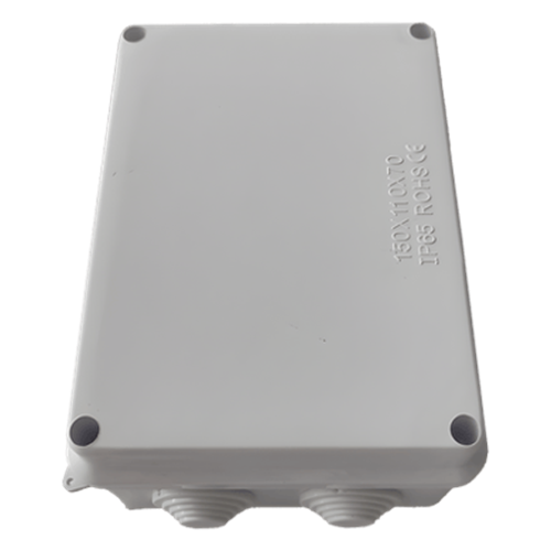 Caja de Derivación-Conexión para Exterior IP65 con 10 Entradas / 150 x 110 x 70 mm / Sellado Seguro con Empaque + 4 Tornillos / Resiste Agua, Polvo y Sol Directo